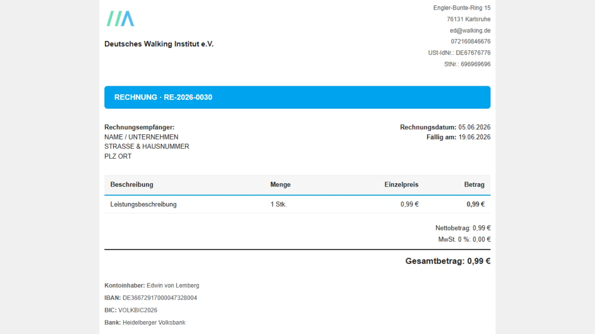 Generierte PDF